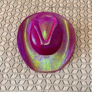 Iridescent Pink Cowboy Hat! 🤠